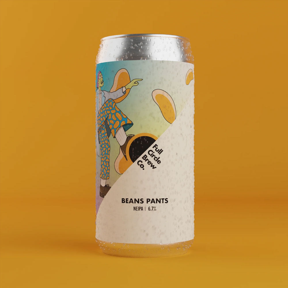 Beans Pants beer artwork