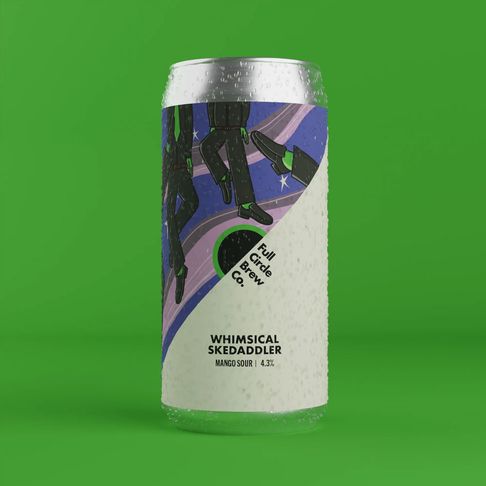 Whimsical Skedaddler beer artwork