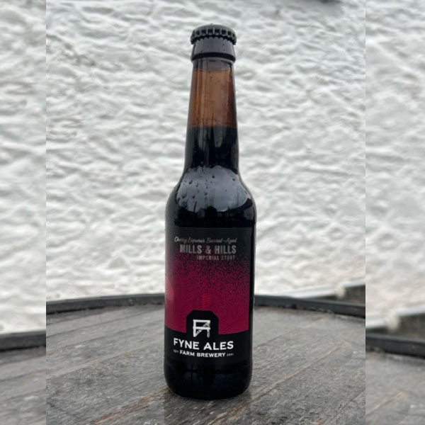 Cherry Liqueur Barrel-Aged Mills & Hills beer artwork