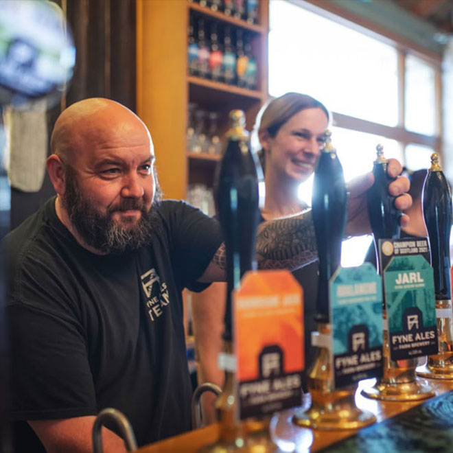 Fyne Ales Brewery Tap & Courtyard taproom