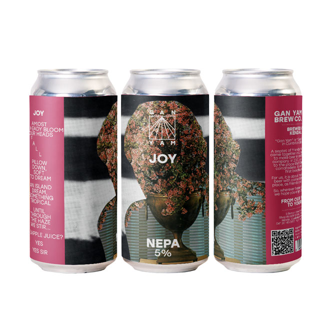 JOY beer artwork