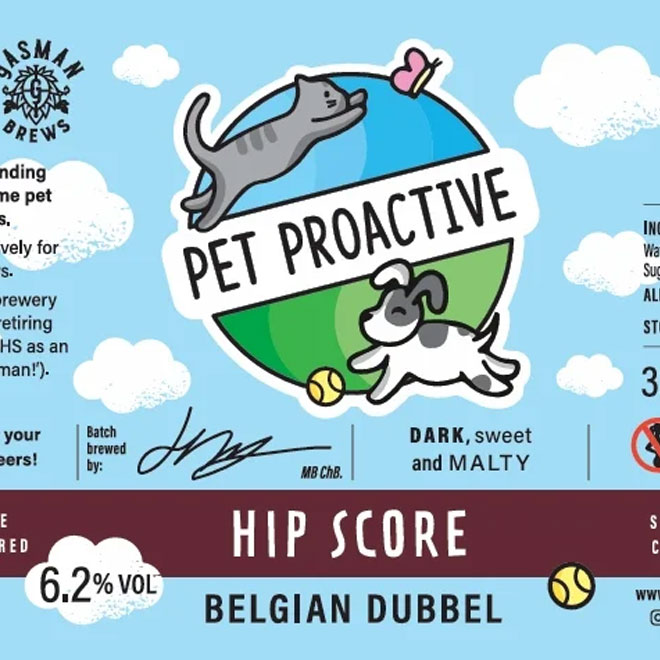 Hip Score beer artwork