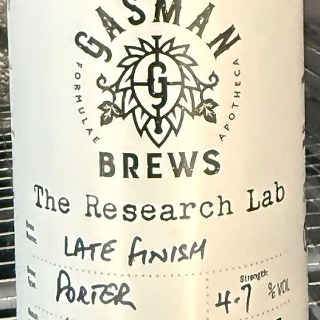 Late Finish beer artwork