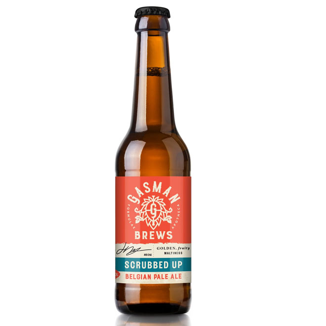 Scrubbed Up beer artwork