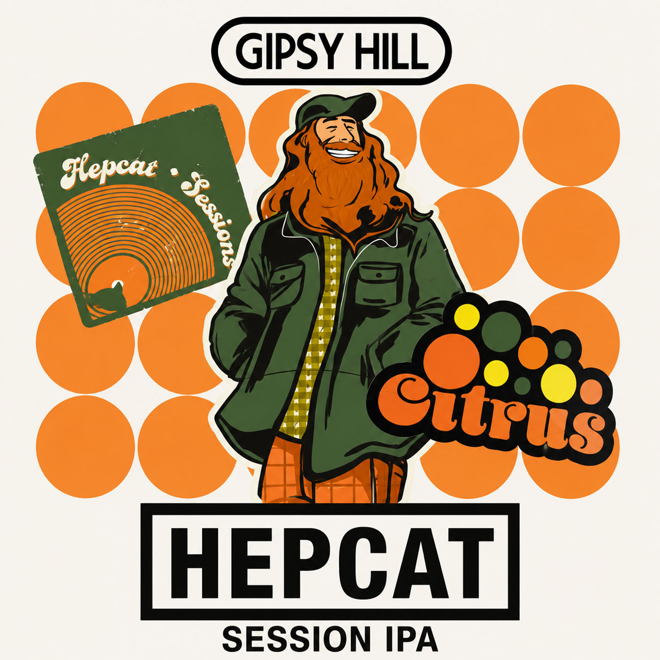 Hepcat beer artwork