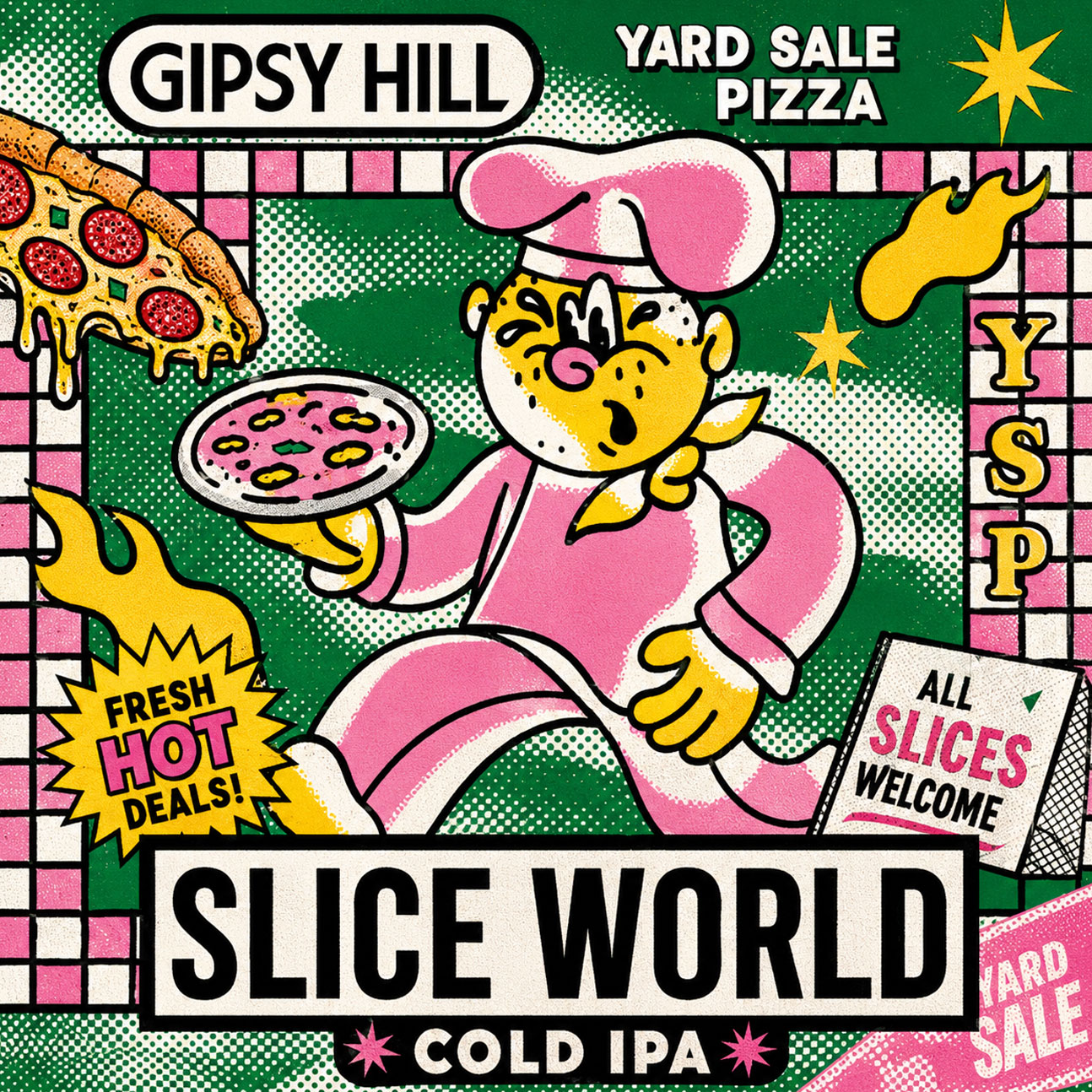 Slice World beer artwork
