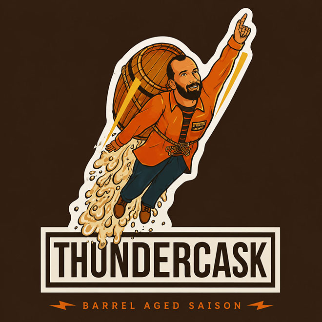 Thundercask beer artwork