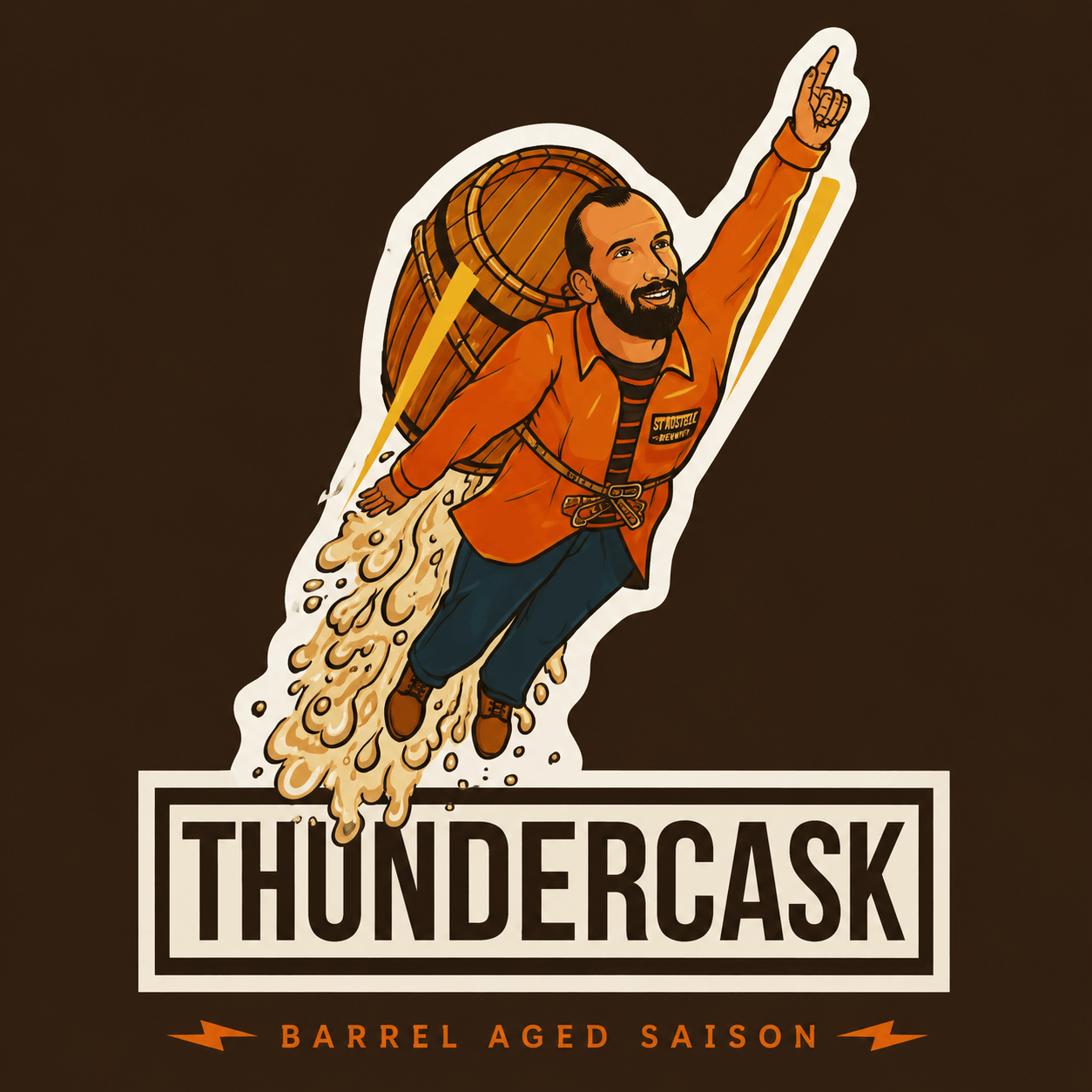Thundercask beer artwork