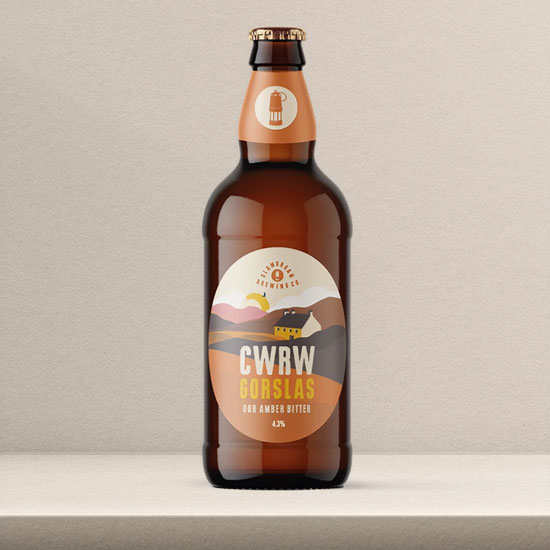 Cwrw Gorslas beer artwork