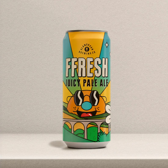 Ffresh Pale Ale beer artwork