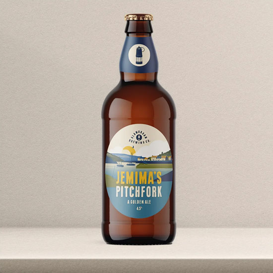 Jemima's Pitchfork beer artwork