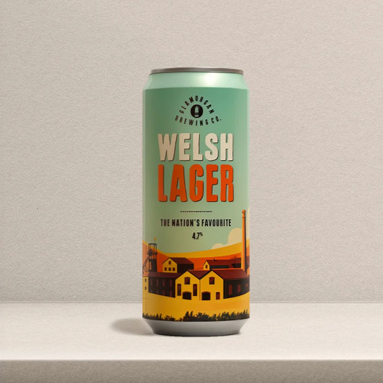 Welsh Lager beer artwork