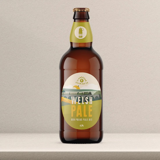 Welsh Pale beer artwork