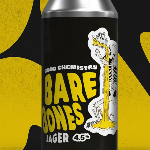 Bare Bones beer artwork