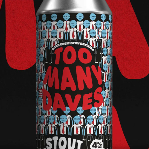 Too Many Daves beer artwork