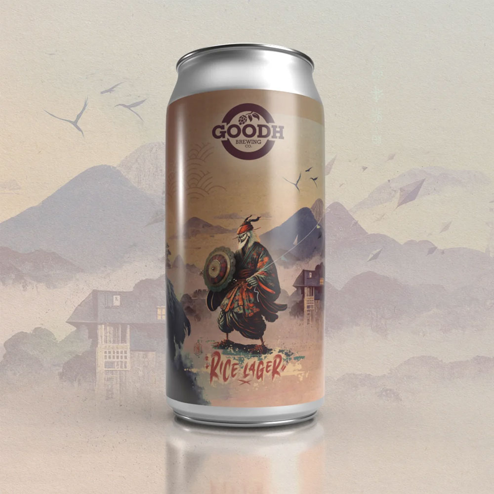 Rice Lager beer artwork