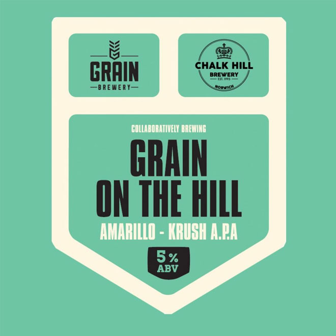Grain on the Hill beer artwork