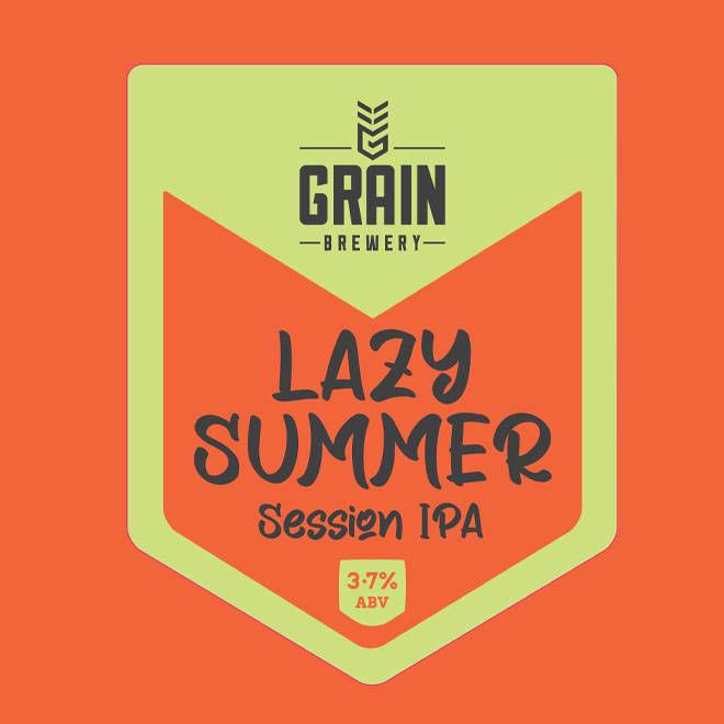 Lazy Summer Session IPA beer artwork