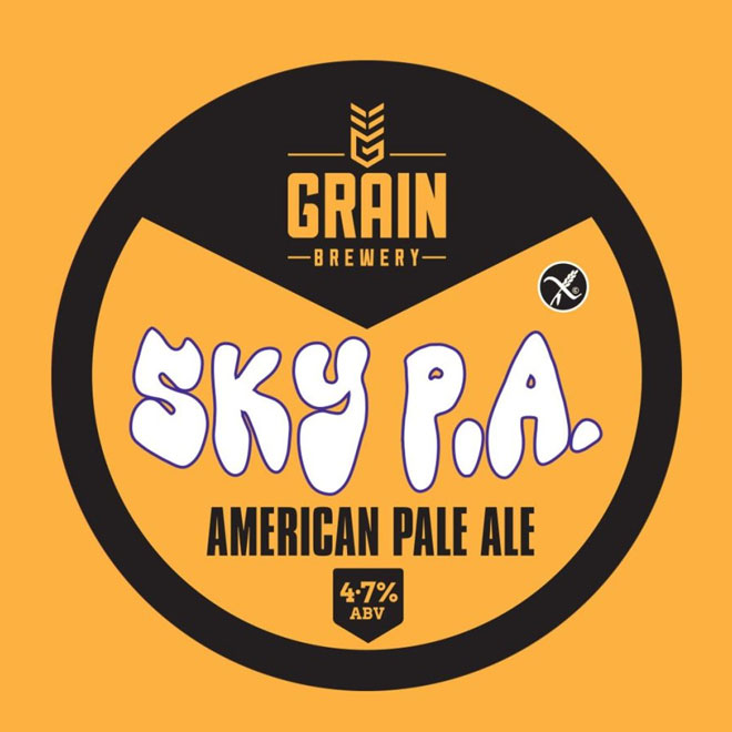 Sky P.A. beer artwork