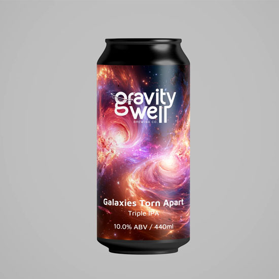 Artwork for Galaxies Torn Apart by Gravity Well Brewing