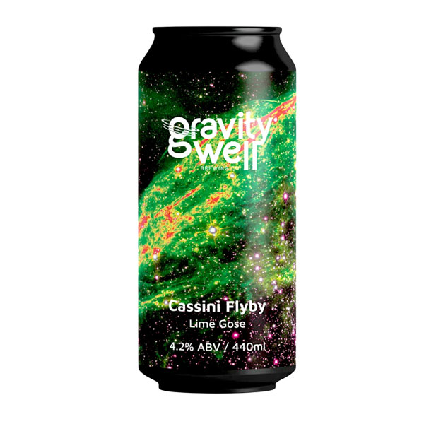 Cassini Flyby beer artwork