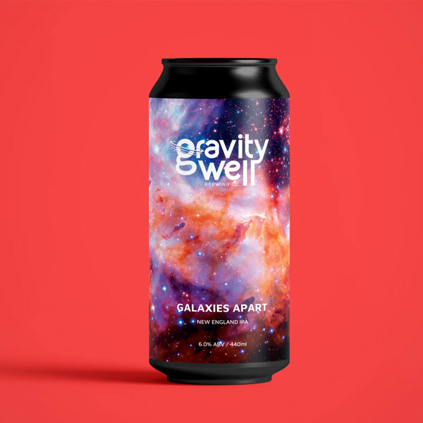 Galaxies Apart beer artwork