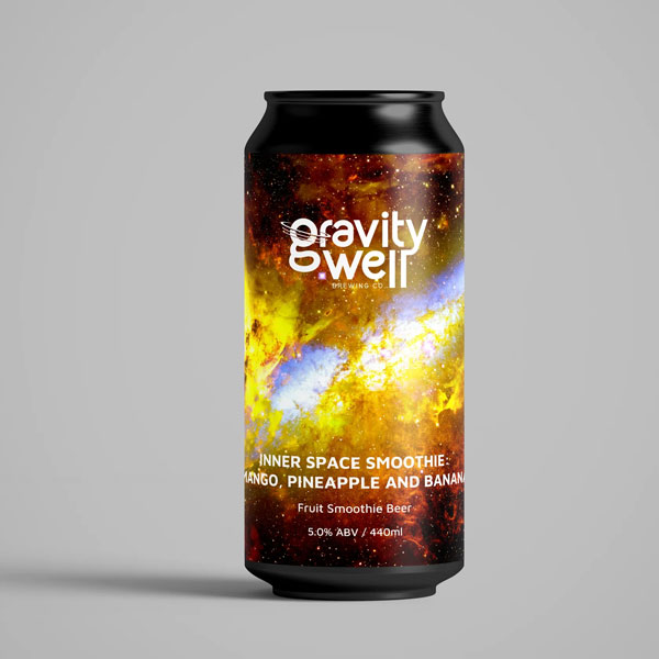 Artwork for Inner Space Smoothie: Mango, Banana and Pineapple by Gravity Well Brewing