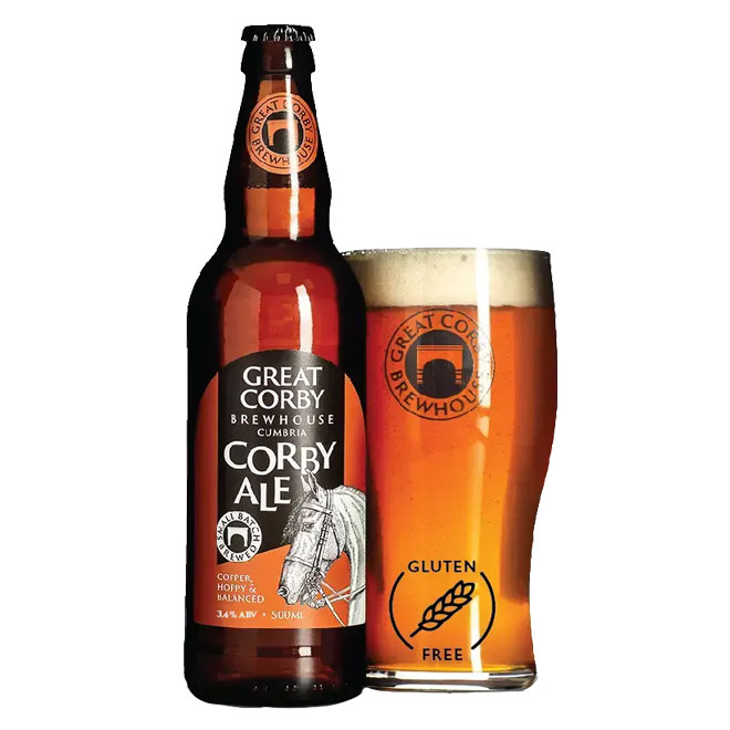 Corby Ale beer artwork