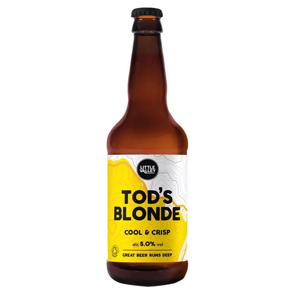 Little Valley Tod’s Blonde beer artwork
