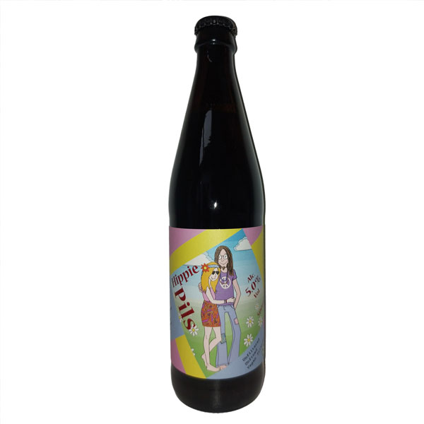 Hippie Pils beer artwork