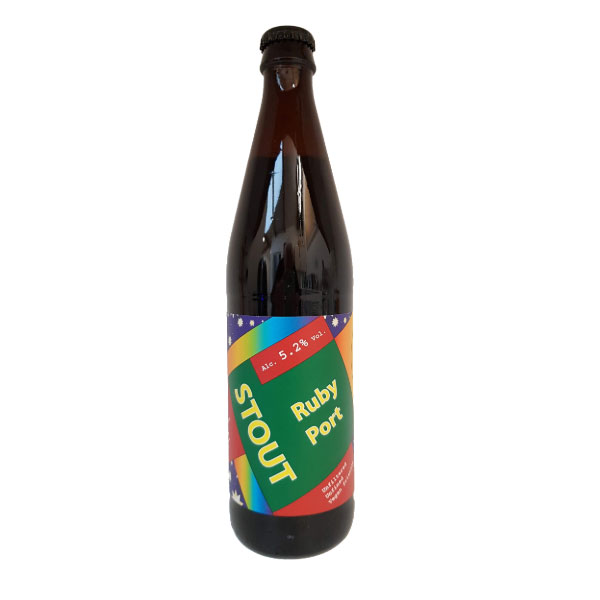 Ruby Port Stout beer artwork