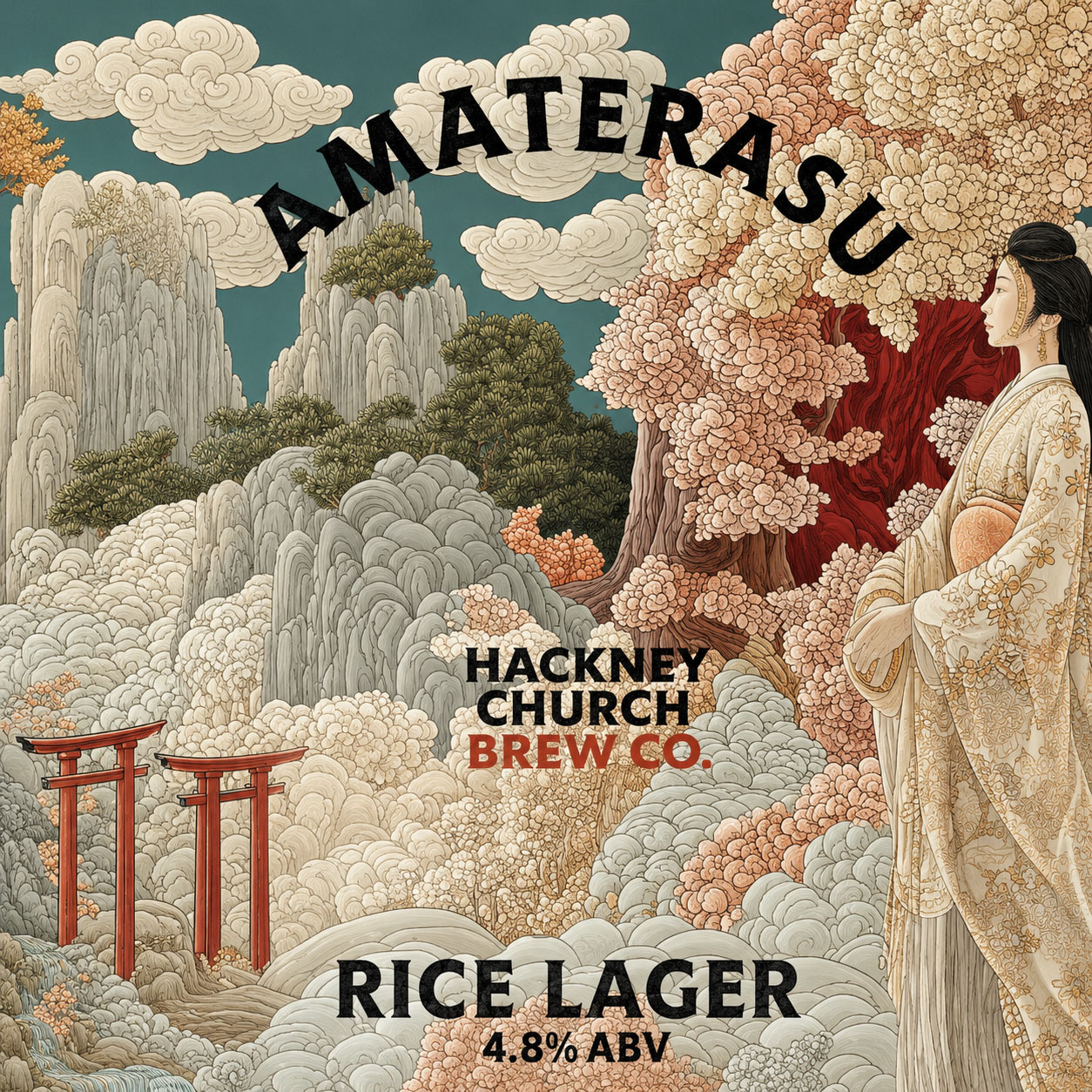 Amaterasu beer artwork