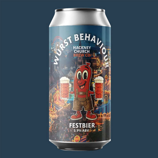 Würst Behaviour beer artwork