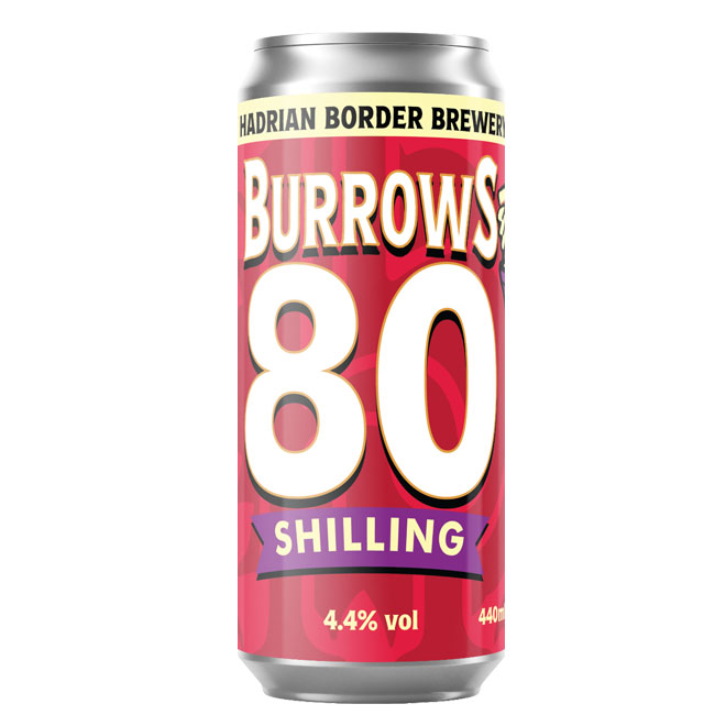 Burrows 80 Shilling beer artwork