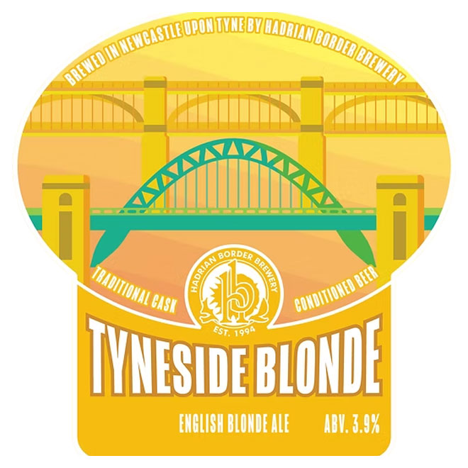 Tyneside Blonde beer artwork