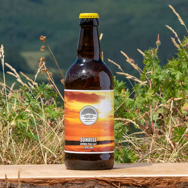 Sunrise beer artwork