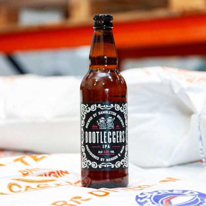 Bootleggers IPA beer artwork