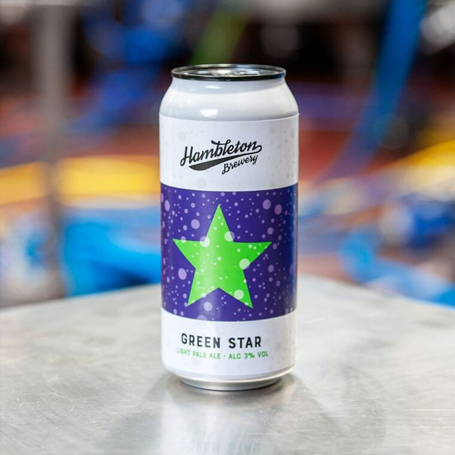 Green Star beer artwork