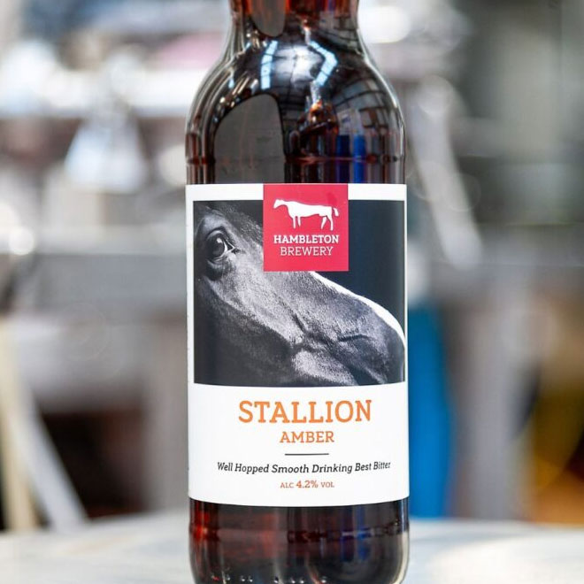 Stallion Amber beer artwork