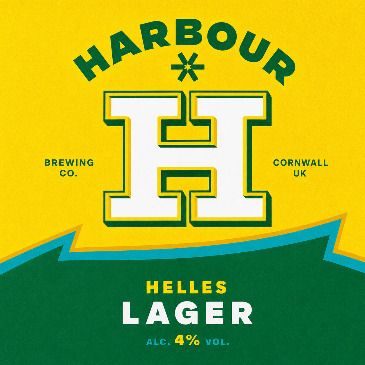 Helles Lager beer artwork