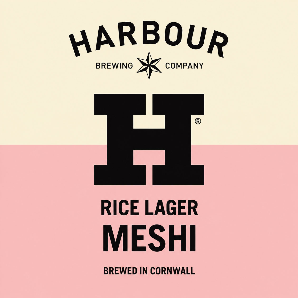 Meshi Rice Lager beer artwork