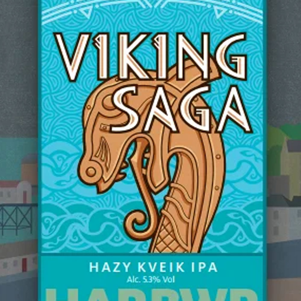 Artwork for Viking Saga by Harbwr Brewery