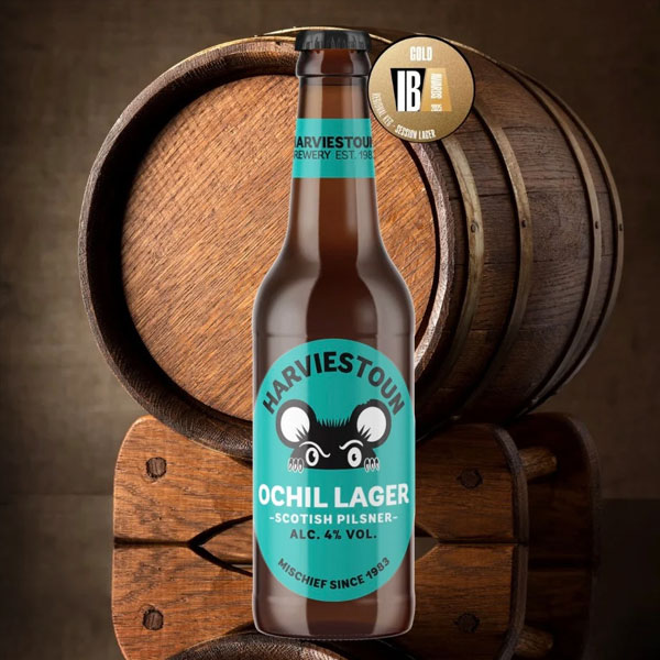 Ochil Lager beer artwork
