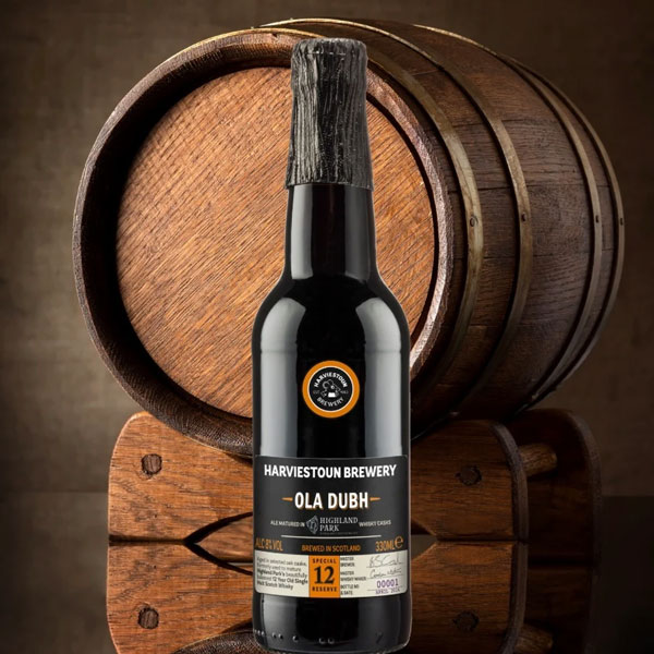 Ola Dubh 12 Year Old beer artwork