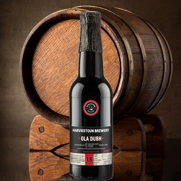 Ola Dubh 18 Year Old beer artwork