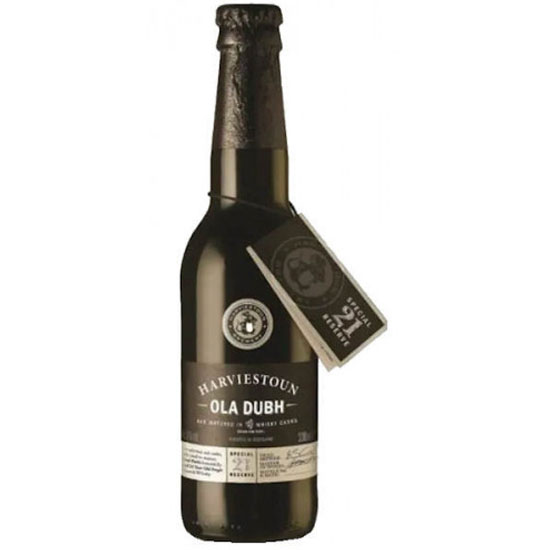 Ola Dubh 21 Year Old beer artwork