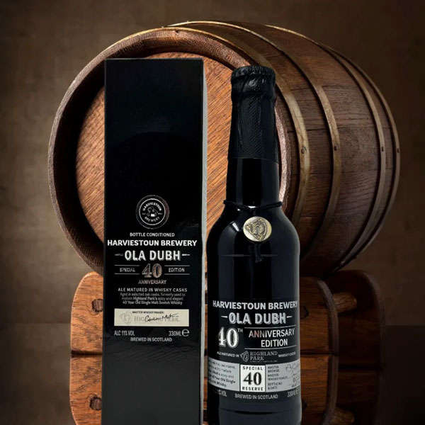 Ola Dubh 40th Anniversary Edition beer artwork