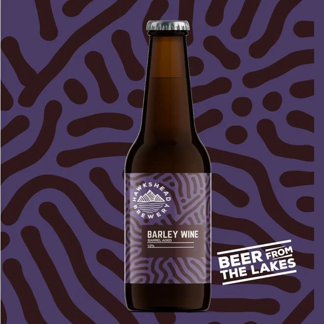 Hawkshead Barley Wine beer artwork