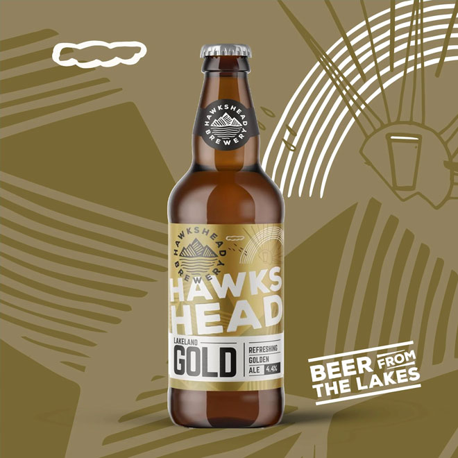 Lakeland Gold beer artwork