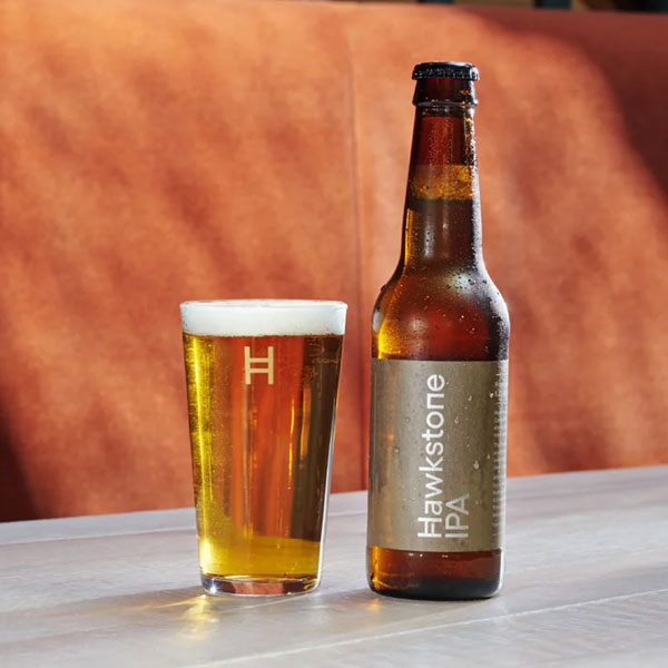 Hawkstone IPA beer artwork